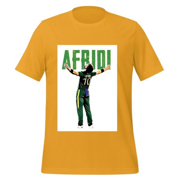 Afridi T-Shirt White Box Design Unisex - Image 11