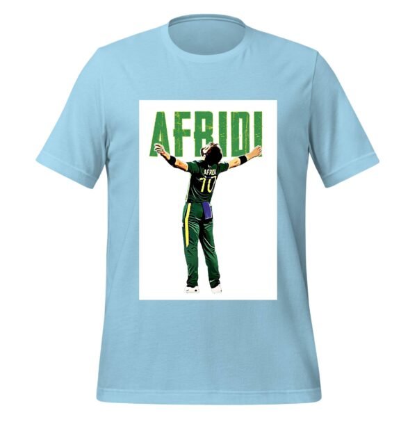 Afridi T-Shirt White Box Design Unisex - Image 12