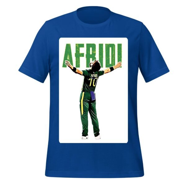 Afridi T-Shirt White Box Design Unisex - Image 6