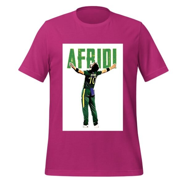 Afridi T-Shirt White Box Design Unisex - Image 10