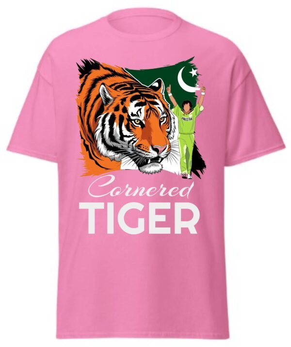 Cornered Tiger T-Shirt Design UniSex - Image 2