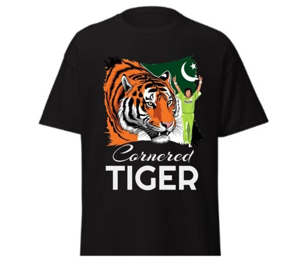 Cornered Tiger T-Shirt Design UniSex - Image 12