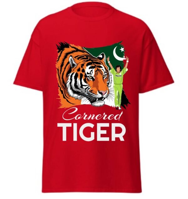 Cornered Tiger T-Shirt Design UniSex