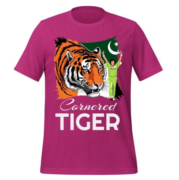 Cornered Tiger T-Shirt Design UniSex - Image 8