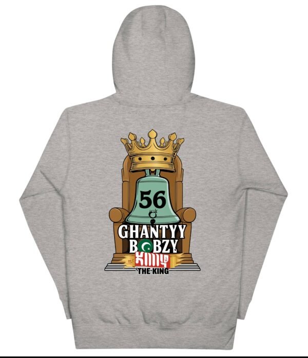 Ghanty Ka Bobzy The King Back Design Hoodie Unisex - Image 4
