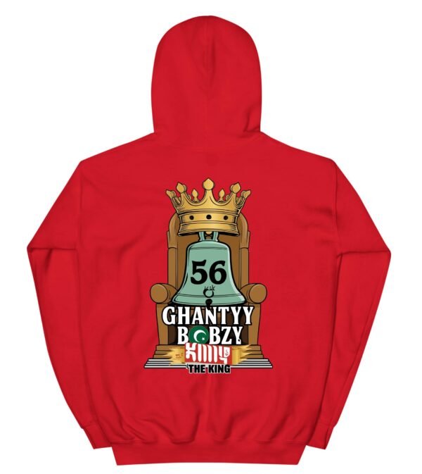 Ghanty Ka Bobzy The King Back Design Hoodie Unisex - Image 5