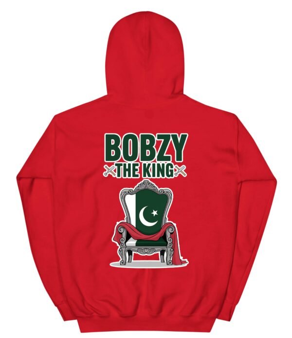 Bobzy the King Babar Azam Back Design Hoodie Unisex - Image 2