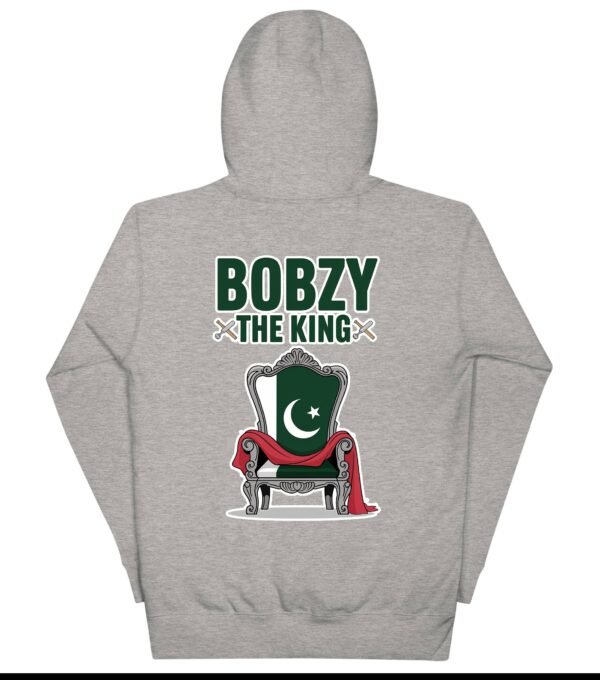 Bobzy the King Babar Azam Back Design Hoodie Unisex - Image 4