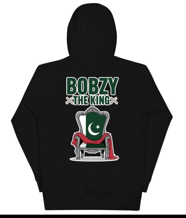 Bobzy the King Babar Azam Back Design Hoodie Unisex - Image 5