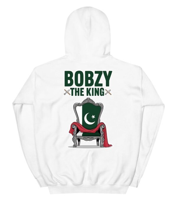 Bobzy the King Babar Azam Back Design Hoodie Unisex